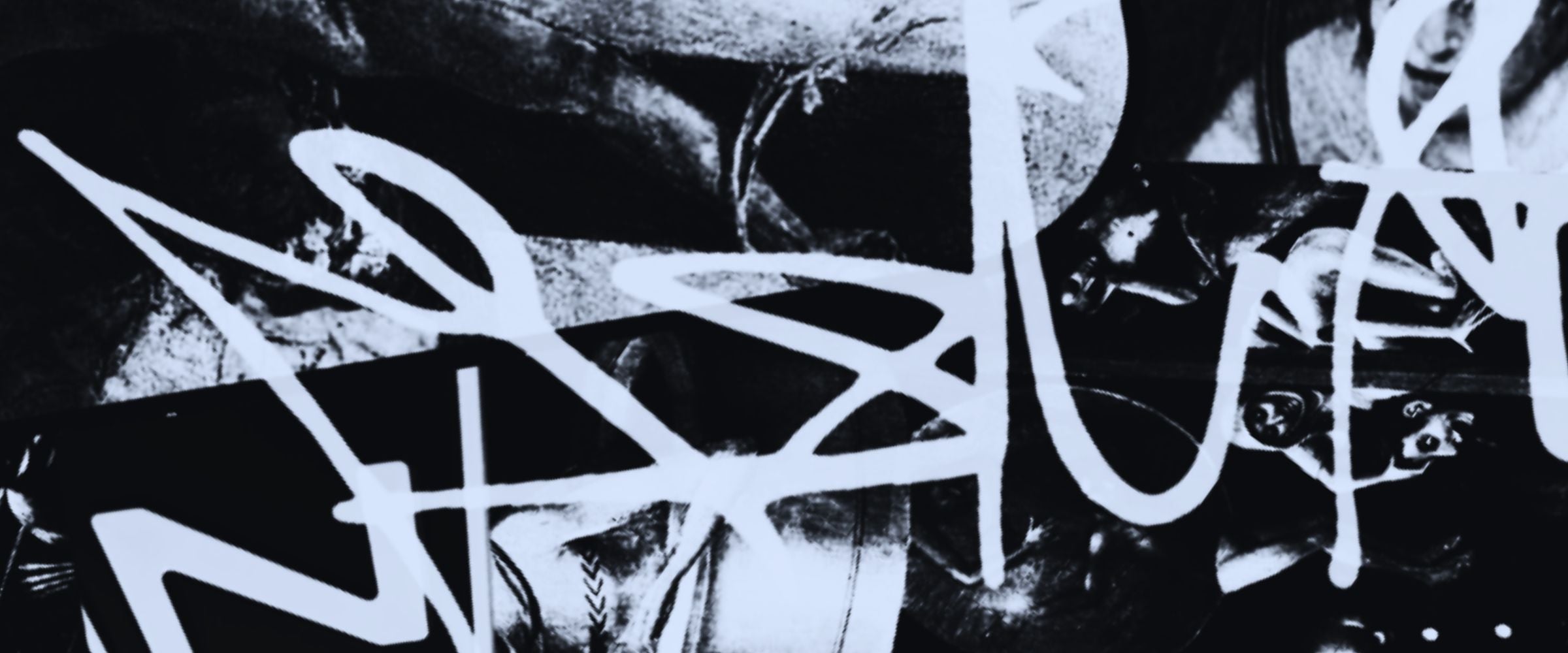 MSNTRPZ® MISANTHROPZ® Noir Art-Collage mit grafischen Elementen, Signatur-Tag und Streetwear-Ästhetik | Premium German Streetwear